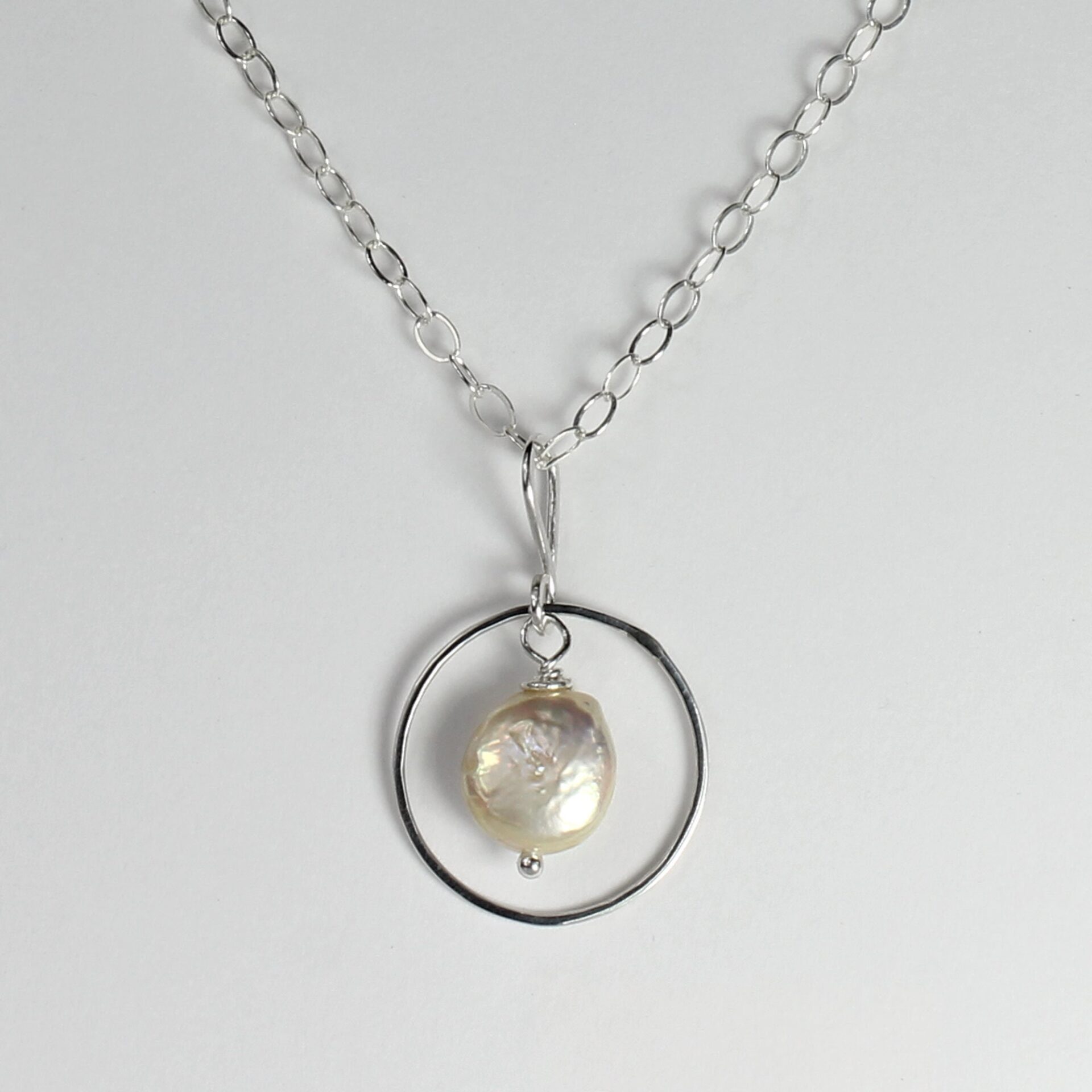 Real Coin Pearl Necklace