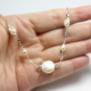 Pearl Necklace features Coin Pearl